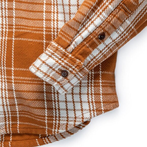 Outerknown | Blanket Shirt In Cedar Bigbury Plaid - Picture 5 of 14